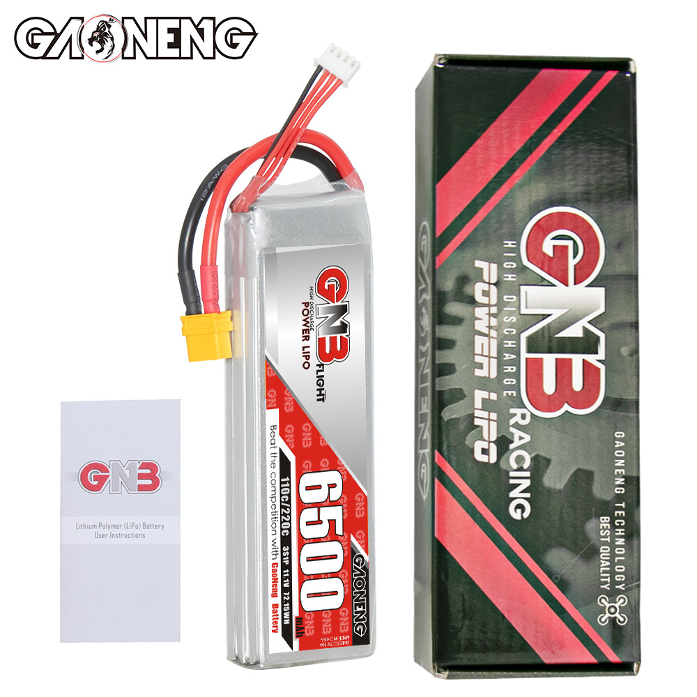 GNB Hochleistungs-LiPo-Akku mit 6500 mAh, 3S, 11,1 V und 110 C für RC-Drohnen und FPV-Modelle - Image 4