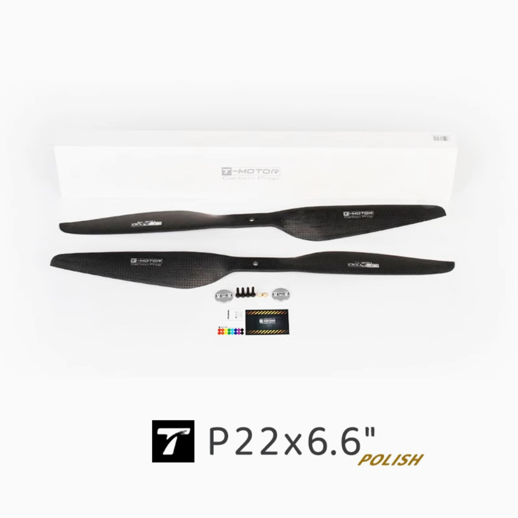 T Motor P22x66 Polished Carbon Fiber Propeller Multirotor Drone Universal Integrated - Image 5