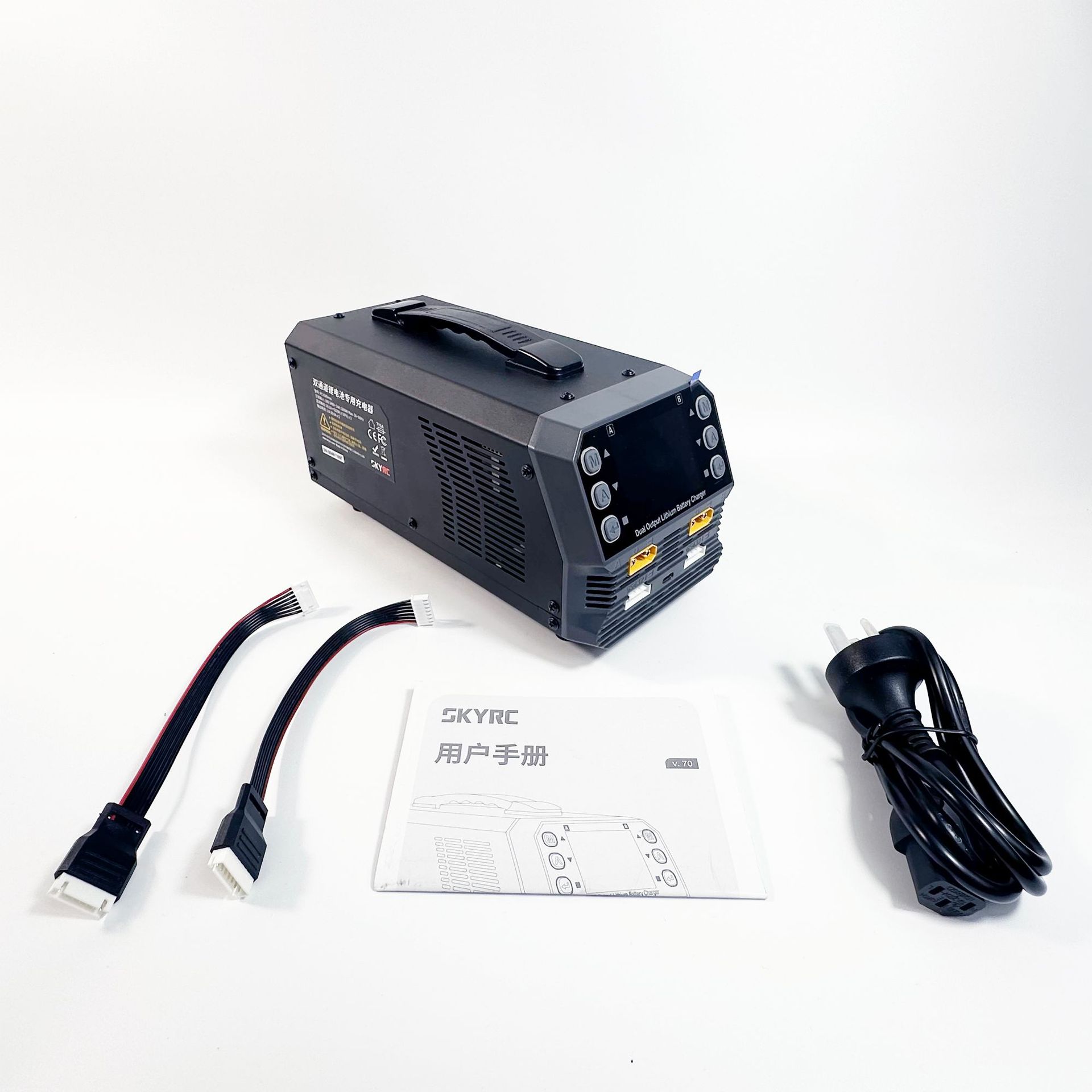 شاحن سكايرك PC1080 نيو ثنائي القنوات عالي القدرة للطائرات بدون طيار الزراعية - Image 3