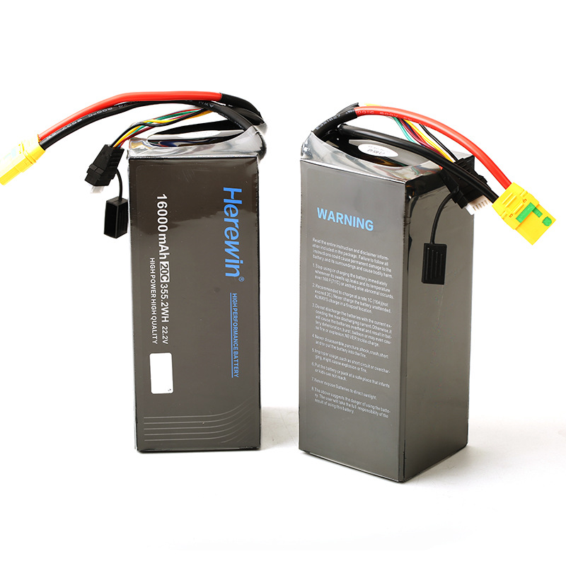 Herewin Haiying Lithium-Batterien mit 12000 mAh, 16000 mAh oder 22000 mAh – 6S, 22,2 V für Drohnen zur Pflanzenschutzanwendung - Image 3