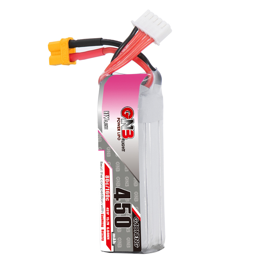 GNB 450 mAh 4S 15,2 V 80 C HV-LiPo-Akku für Mini-FPV-Drohnen - Image 5