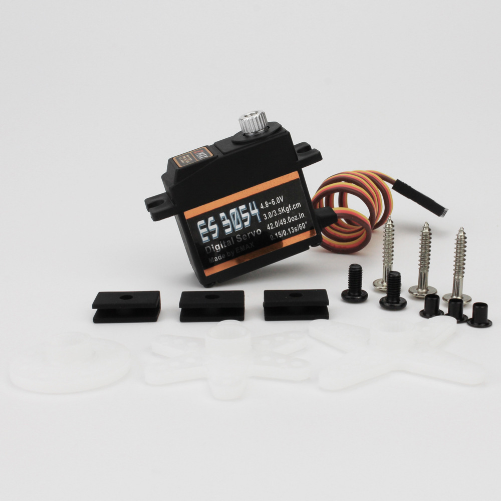EMAX Yinyan ES3054 Digital Metal Gear Servo 17g for Fixed Wing Aircraft - Image 3