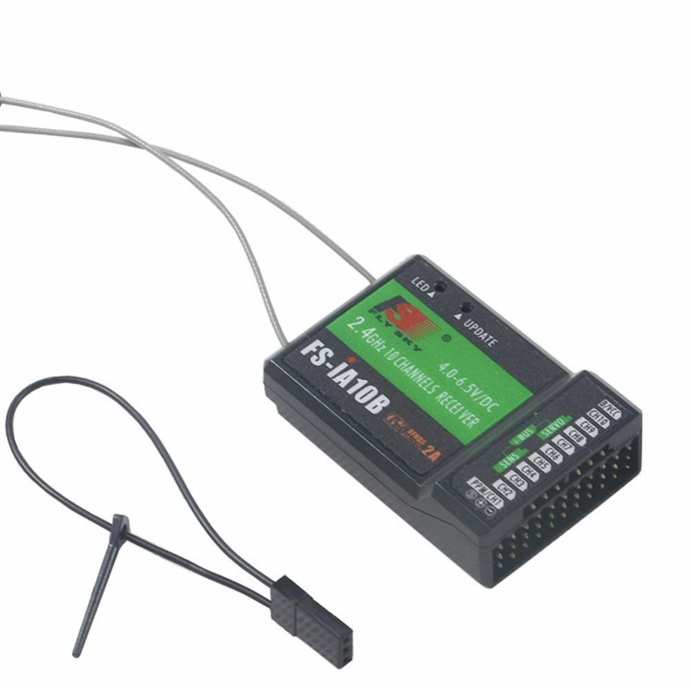 Fusi Flysky FS-iA10B 2.4G 10 Channel Receiver Compatible i6 i6S Remote Control PPM Output - Image 4