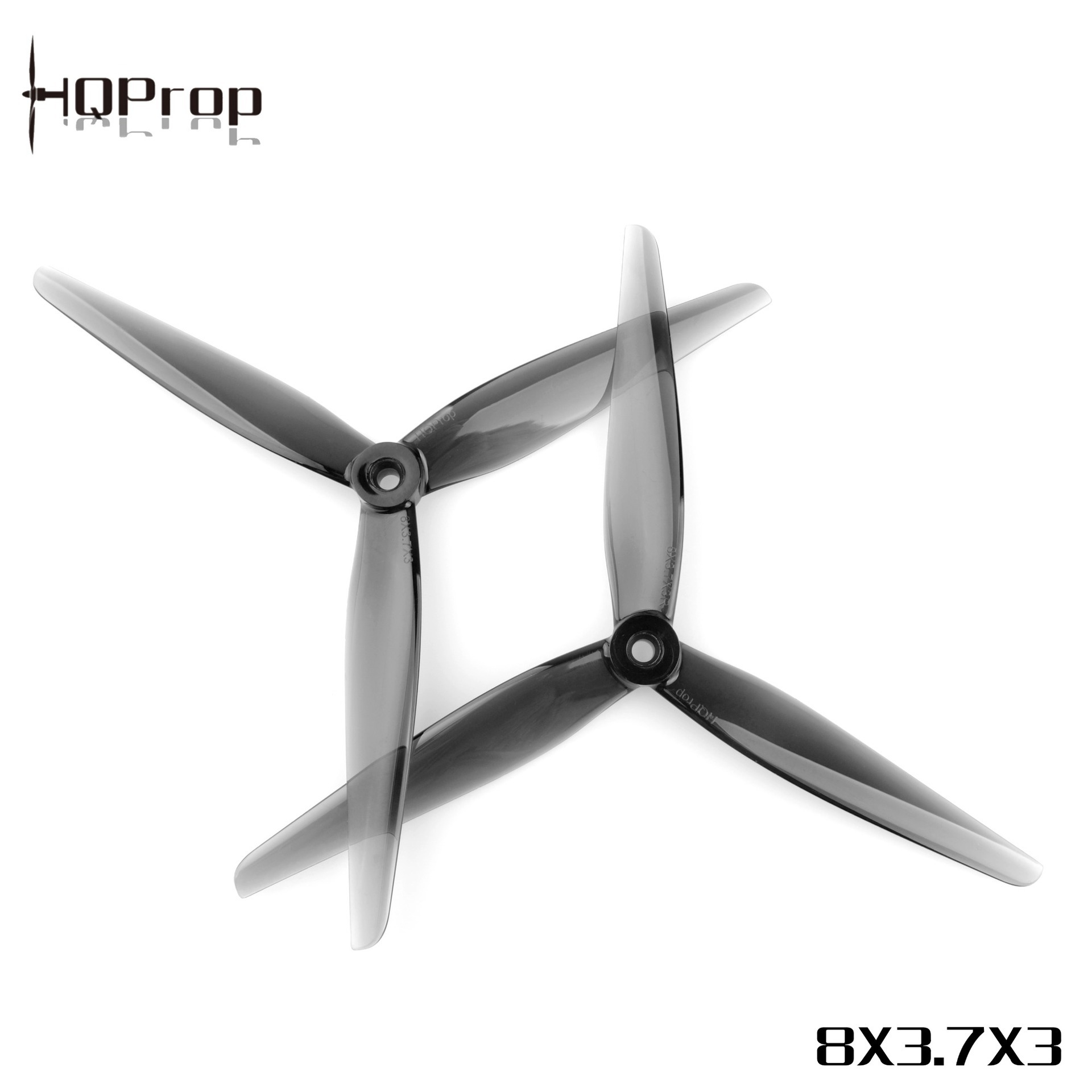 HQProp 8X3.7X3 8037 Three Blade Propeller 8 Inch for FPV Voyage Crossing Machine - Image 3
