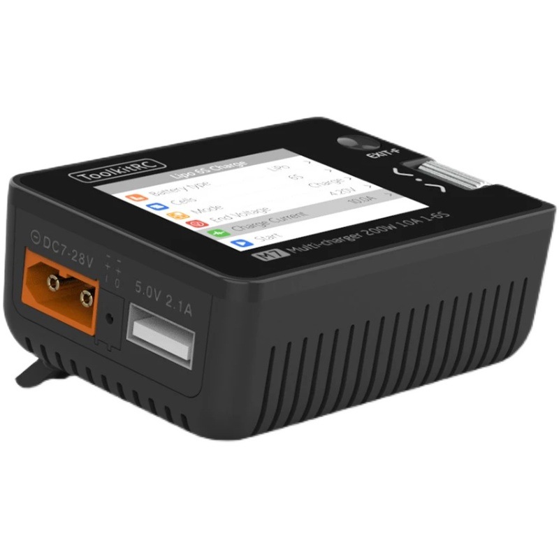 ToolkitRC M7 Multifunction Balance Charger 200W 10A for RC Model Car Lithium Battery - Image 5