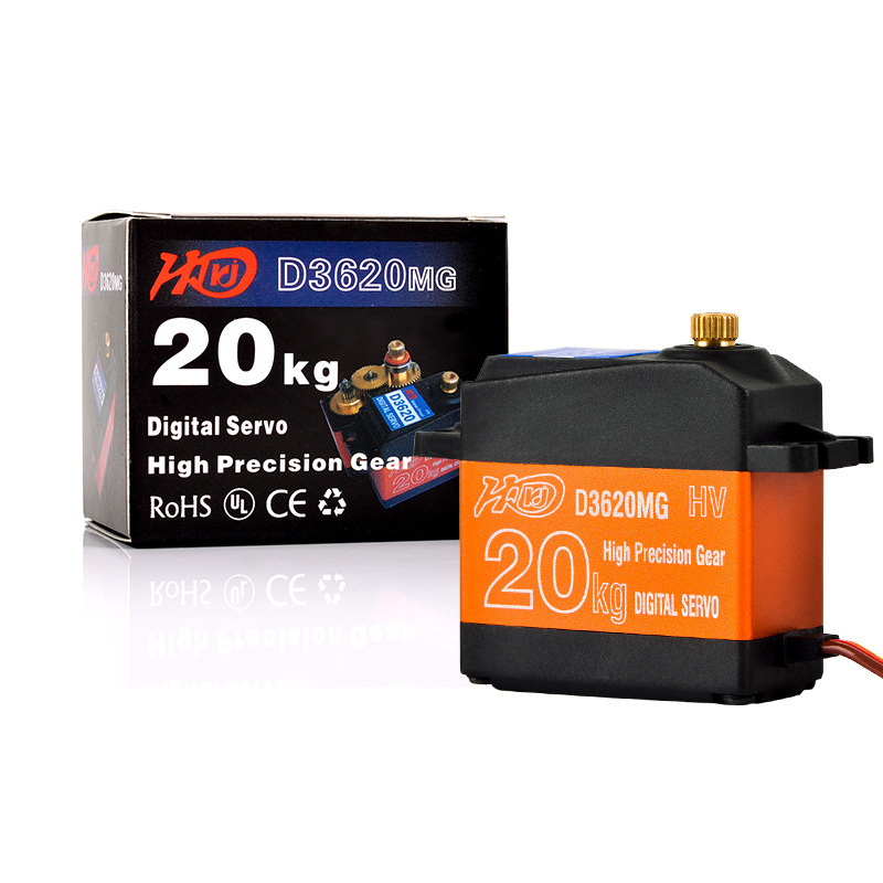HDkj D3620 Servo mit Metallzahnrädern – wasserdicht, digital, 180-Grad-Bewegungswinkel, 20 kg hohes Drehmoment für RC-Autos - Image 5