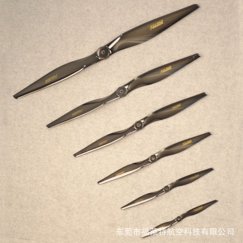 Falcon Gold Standard Carbon Fiber Paddle Two Blade Spiral Square Propeller Fixed Wing Aircraft Motor Accessory - Image 2