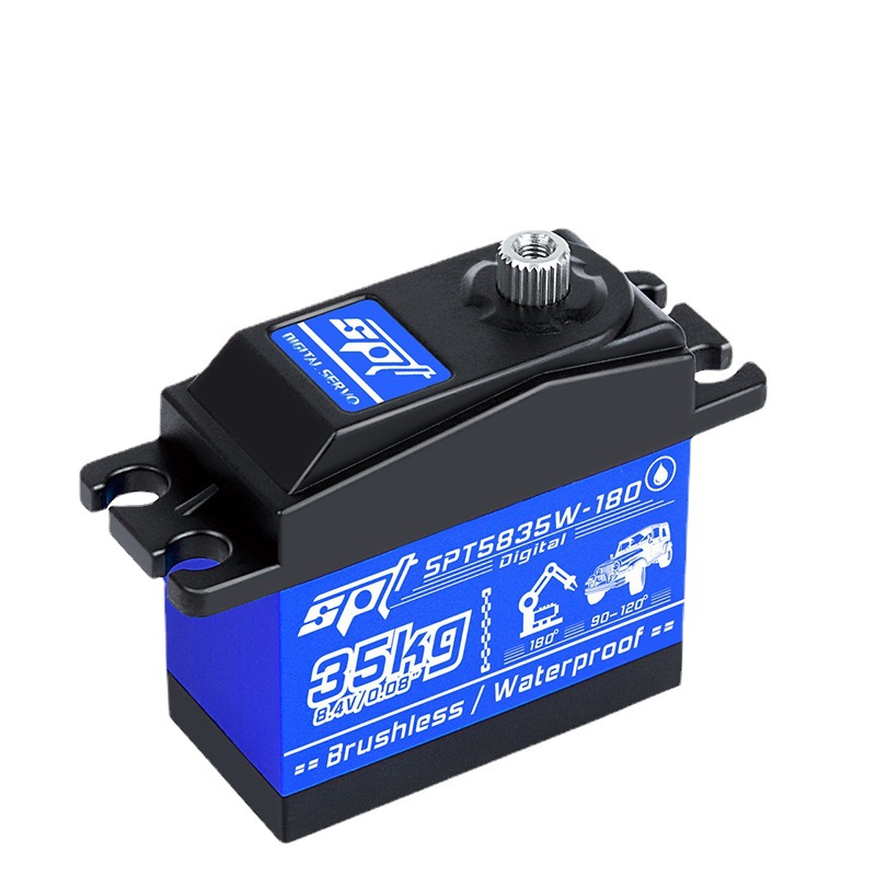 SPT5835W – 35 kg starker bürstenloser, wasserdichter Metall-Servomotor mit hohem Drehmoment für RC-Kletterroboter - Image 5