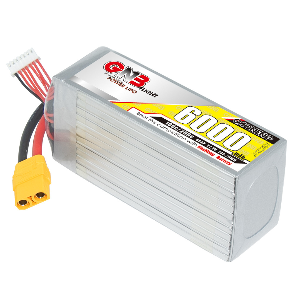 GNB High Energy 6000mAh 6S 22.2V 100C FPV-LiPo-Akku für RC-Drohnen und Helikopter Modell GNB60006S100A - Image 3