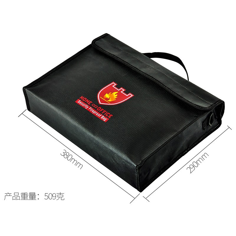 Lithium Battery Explosion Proof Bag Flame Retardant Storage Fireproof Safety Bag Large 380 290 75MM - Image 3