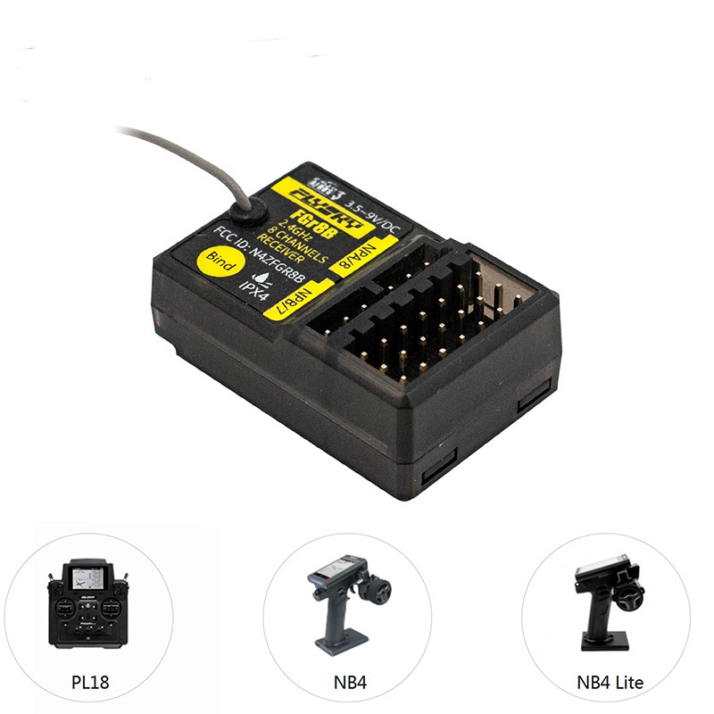 FlySky Fusi FS FGR8B 8 Channel 24G Single Antenna Receiver for NB4 PL18 - Image 2