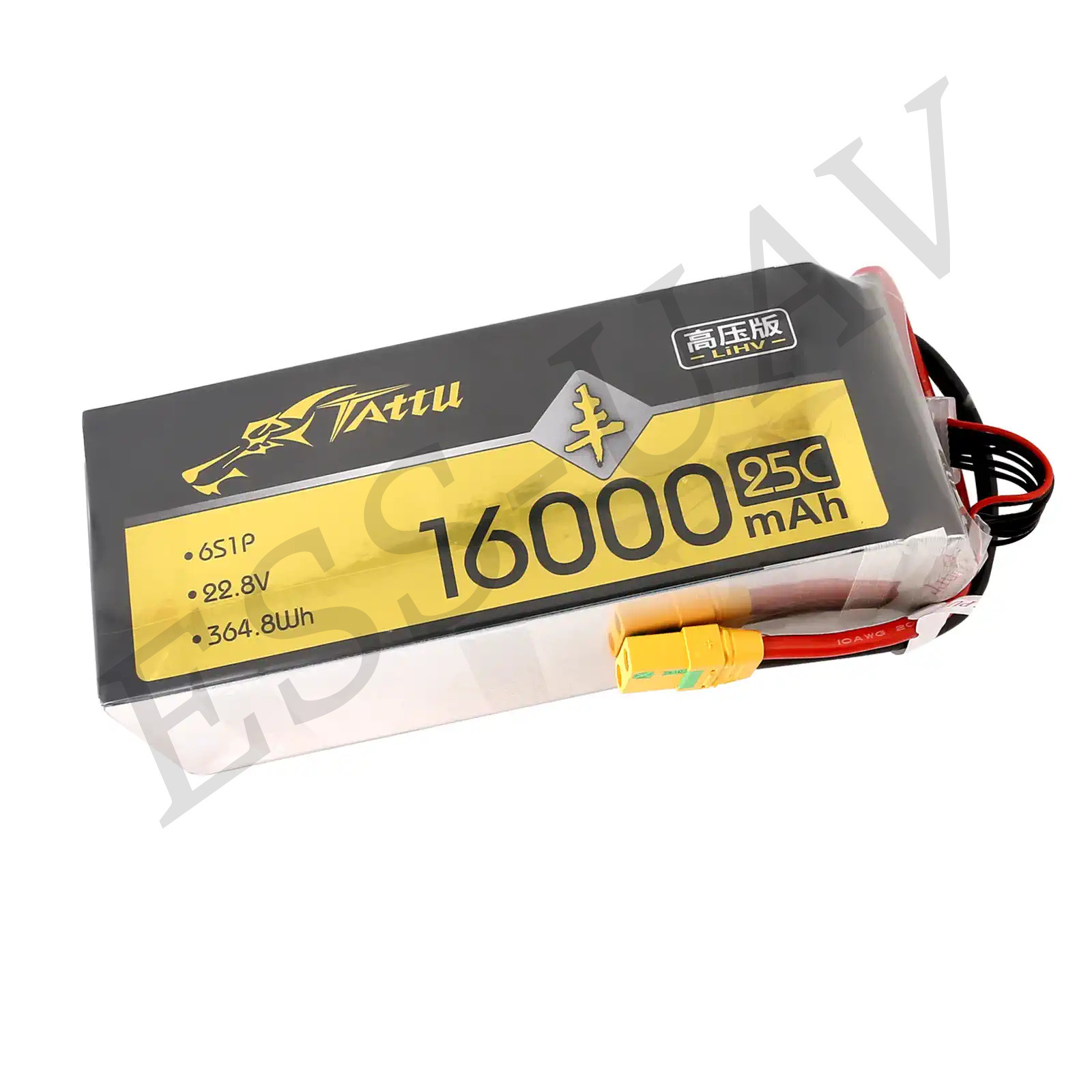 Литий-ионный аккумулятор Tattu Grignard HV на 16000 мАч, 25C, 22,8 В, 6S для дронов для защиты растений весом до 10 кг - Image 2