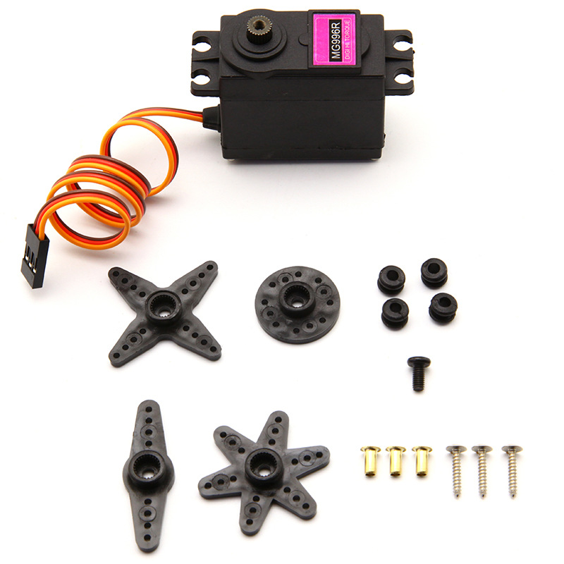 Mg996R Metal Standard Servo High Torque Copper Gear 180 Degrees 11kg Aircraft Robot Mechanical Arm - Image 2