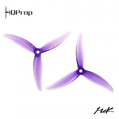 HQPROP MCK Joint Edition 5.1 inch 3 Leaf Racing Flowing FPV Propeller 2 Pairs Yellow - Image 4