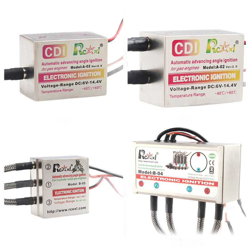 Rcexl Automatic Angle Ignition CDI for Single Twin Cylinder Engines GT70 - Image 5