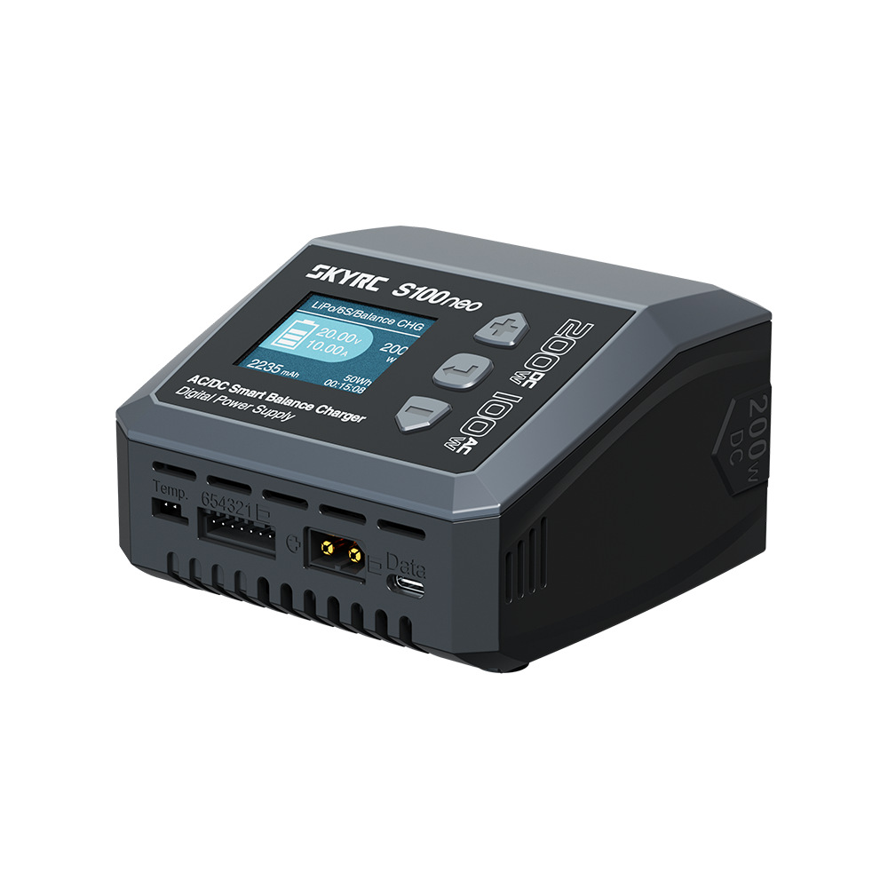 Skyrc S100Neo Intelligent Balance Charger AC 100W DC 200W Dual Input 12A Current - Image 3