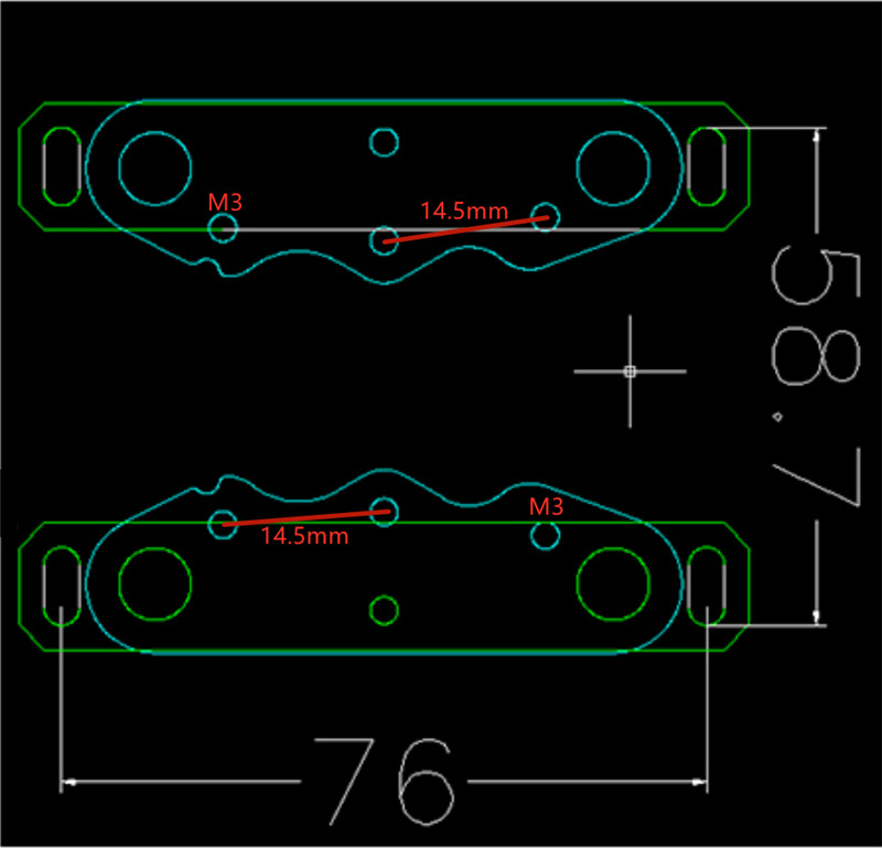Agricultural Plant Protection UAV 6S 12S Water Pump Shock Absorbing Seat Fixing Mount Plate - Image 3