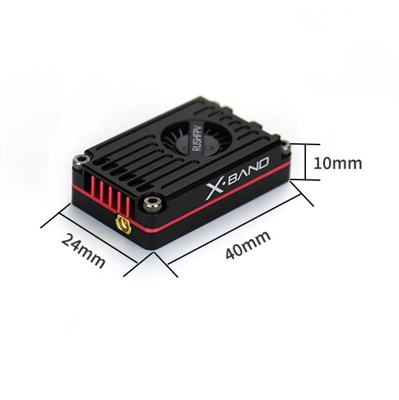 RUSHFPV MAX SOLO XBAND 49G 25Вт VTX – пристрій для аналогової передачі зображення у системах FPV - Image 2
