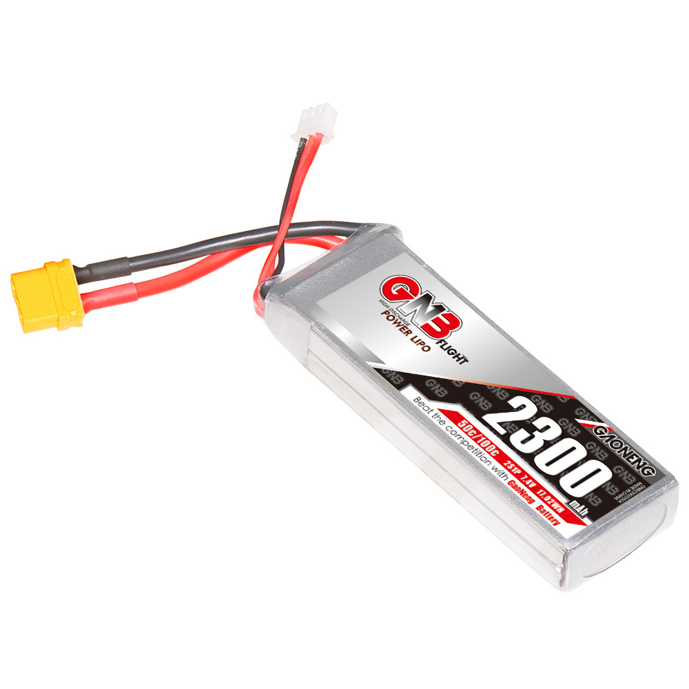 GNB Hochleistungs-Lipo-Akku mit 2300 mAh, 2S, 7,4 V und 50 C für FPV-Drohnen, RC-Autos und Modellboote - Image 5