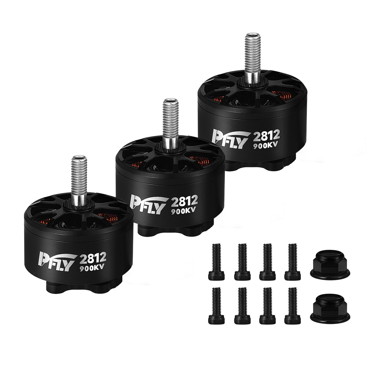 Мотор для гоночных дронов Pfly 2812 – 900 и 1115 об/мин, бесколлекторный, для моделей самолетов и FPV-дронов - Image 4