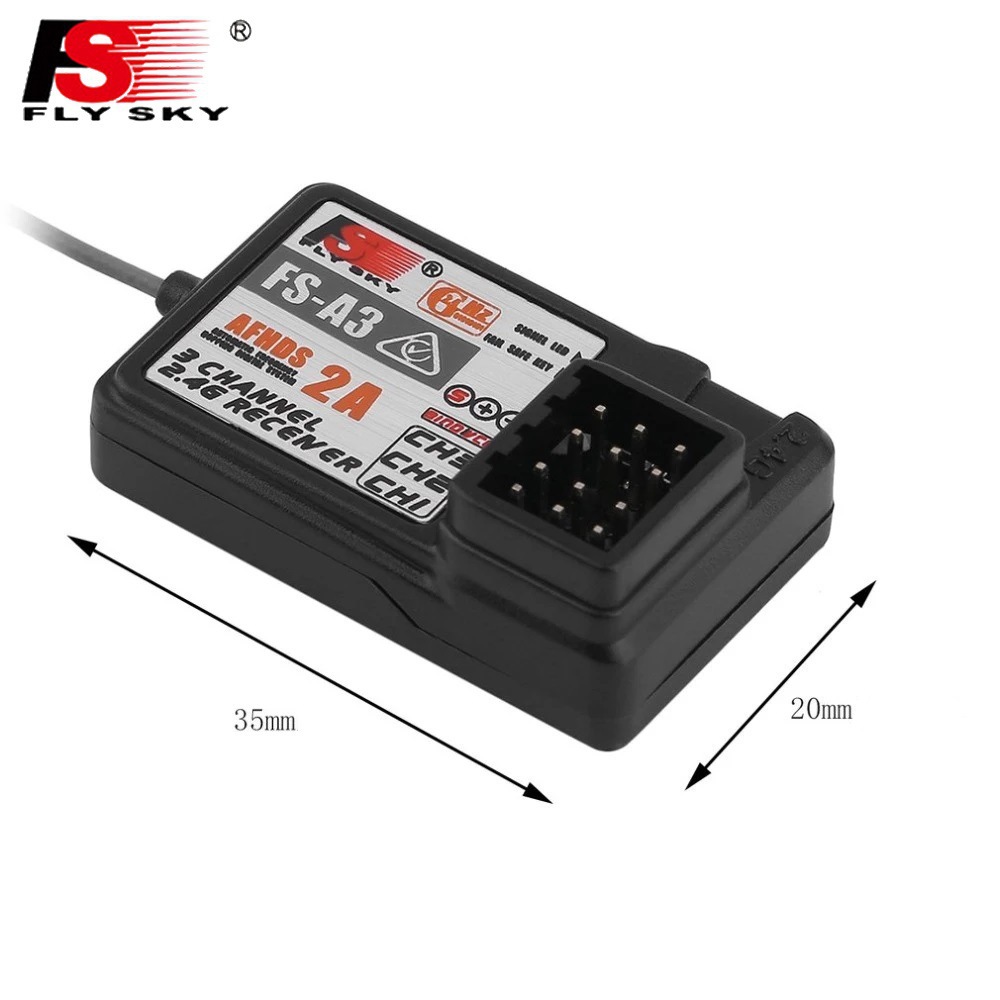 Fusi FS A3 3 Channel Receiver for GT 2E 2G 2F Transmitter Remote Control - Image 5