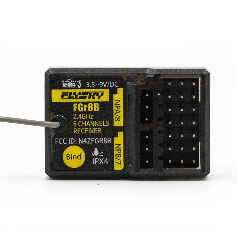 FlySky Fusi FS FGR8B 8 Channel 24G Single Antenna Receiver for NB4 PL18 - Image 3