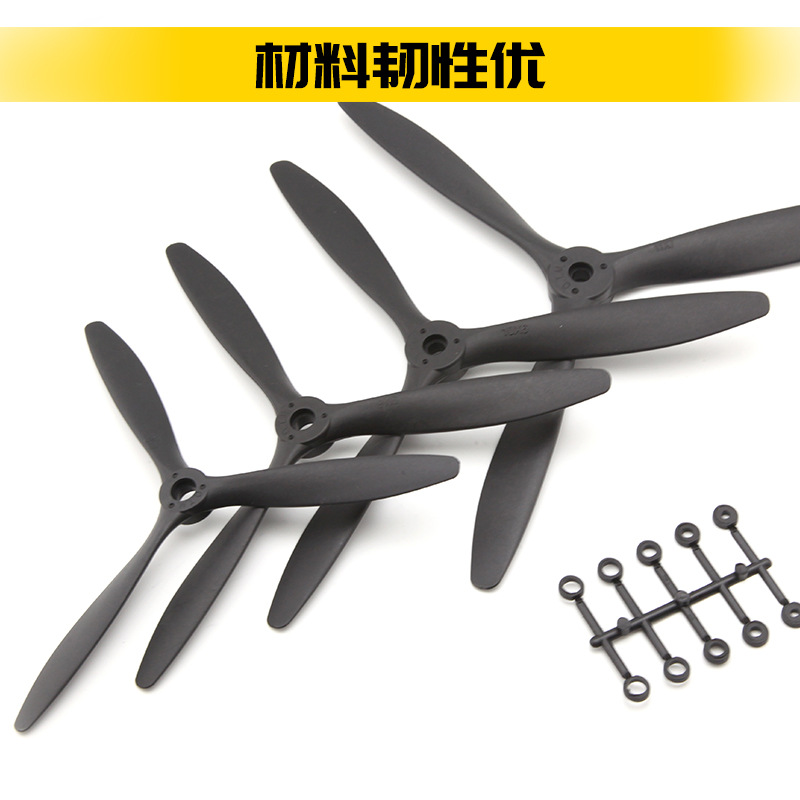 Fixed Wing Model Three Blade Propeller 8060 9060 1060 1170 High Strength with Fairing Option - Image 2