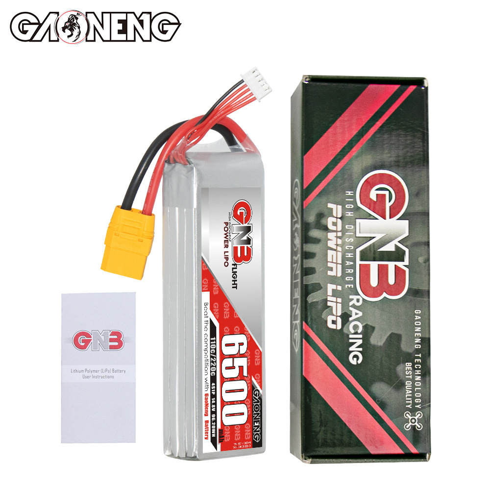 GNB High Energy 6500mAh 4S 14.8V 110C LiPo Battery for FPV Drone RC Models - Image 4