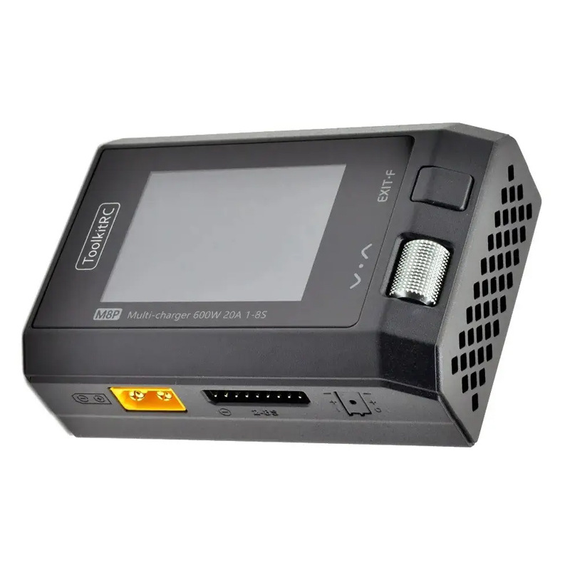ToolkitRC M8P Multifunctional Balance Charger 1-8S 600W 20A High Power LiPo - Image 5