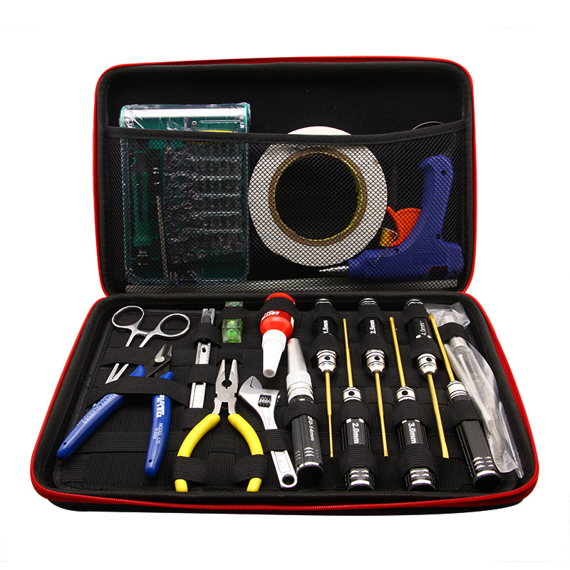 Model Aircraft Tool Kit Large Capacity Storage Bag FPV Drone Assembly Maintenance Tools - Image 5