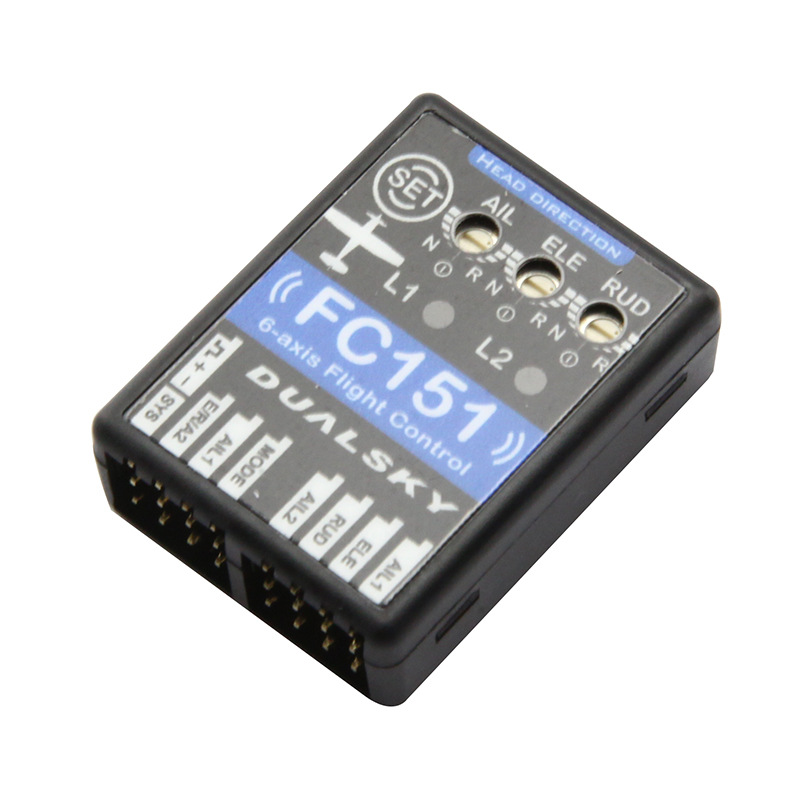 Dualsky FC151 3 Axis Flight Controller Fixed Wing Gyroscope Supports Mode Switching Channels - Image 5