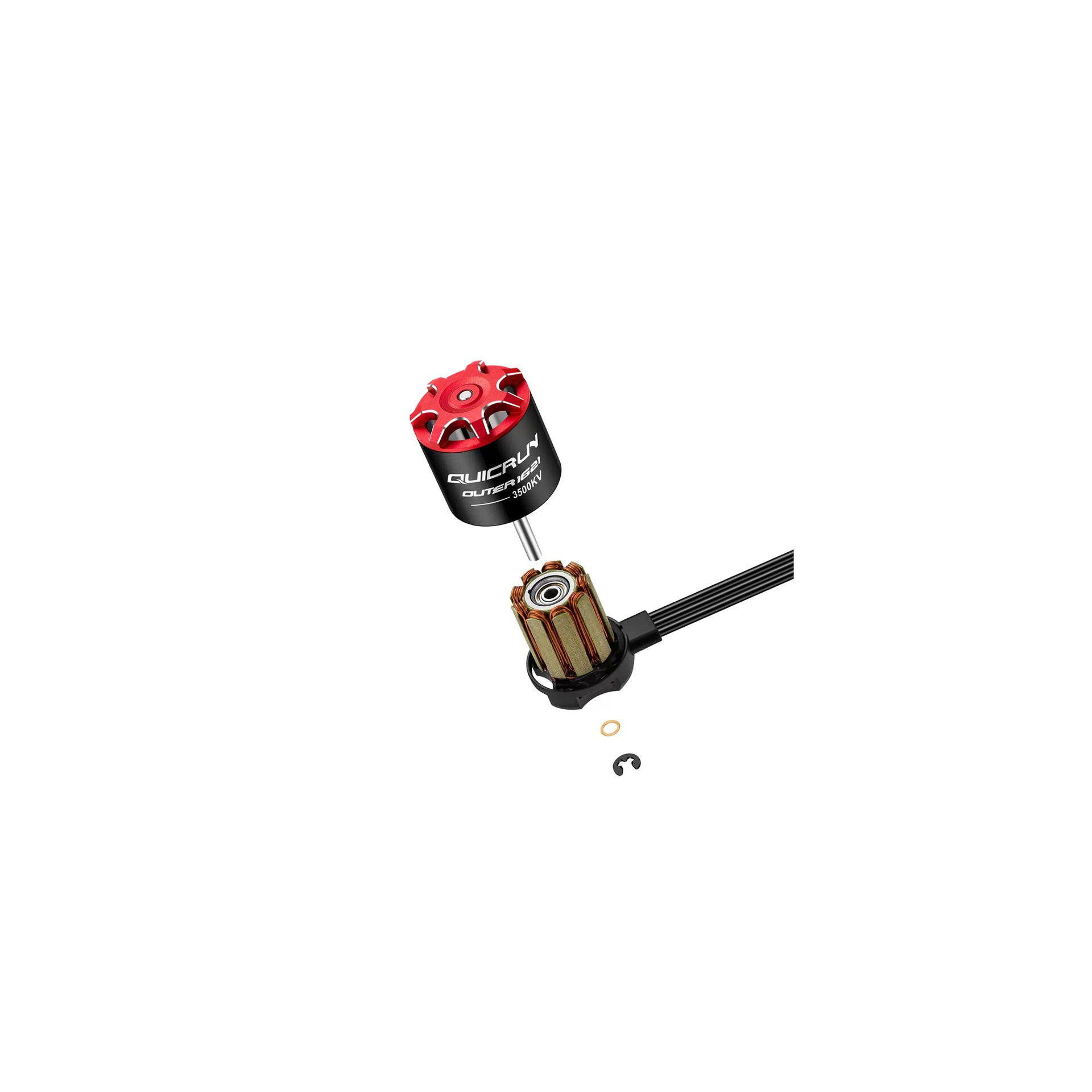 Hobbywing Quicrun Outer 1621 SL 3500KV Sensorless Brushless Motor for 1/24 RC Climbing Car - Image 4