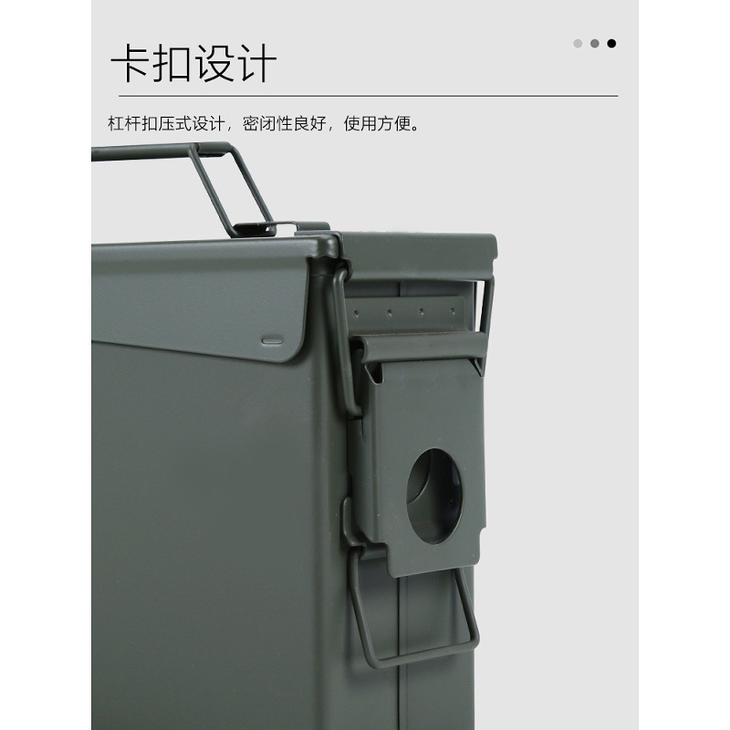 Model Aircraft Lithium Battery ExplosionProof Box Waterproof FireProof Sealed Box Large Black - Image 4