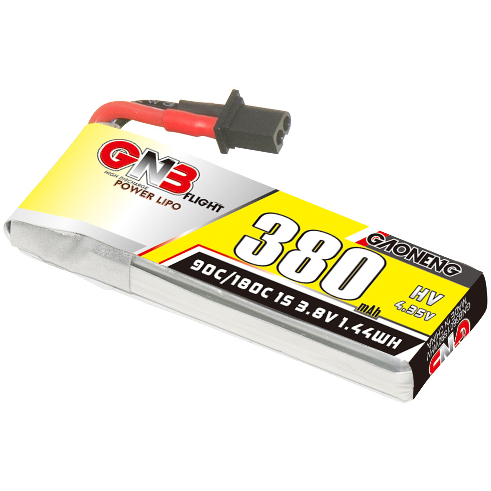 GNB High Energy 380 mAh 1S 3,8 V 90°C HV A30-Stecker-LiPo-Akku für Indoor-FPV-Drohnen - Image 5