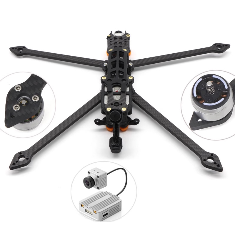 Hskrc HD8 350 FPV Drone 8 Inch Carbon Fiber Frame Andy Digital Image Transmission Long Endurance - Image 4