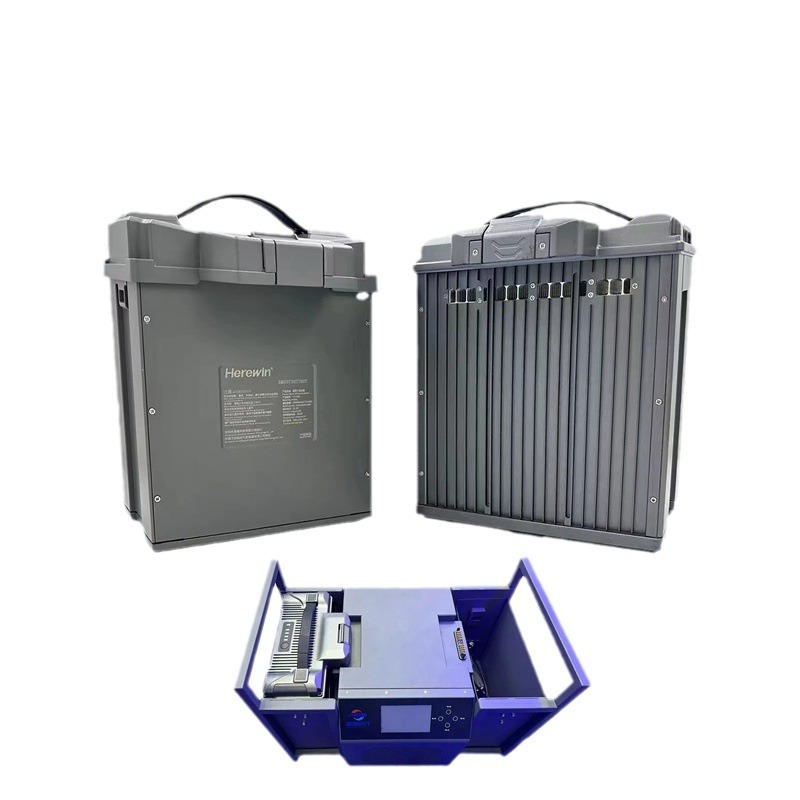 Haiying 18S 30000mAh Lithium-Batterie mit intelligentem Doppellader für landwirtschaftliche Drohnen bis 50 kg - Image 5