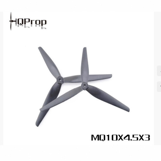 Hqprop 1045 Three Blade Propeller Mixed Carbon Nylon 10inch 10X45X3 for X8 Flying Machine - Image 3
