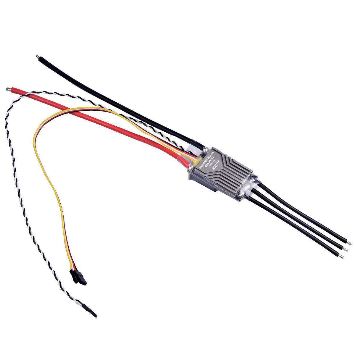 Zhongtewei Mantis Nano 80A 6-14S High Voltage Brushless ESC for Fixed Wing F3A Model Aircraft - Image 5
