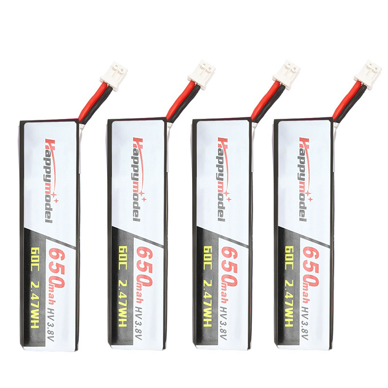 Mobula7 Moblite7 FPV Drone Lithium Battery 1S 650mAh 60C PH2.0 for Crossing Machine Aircraft Model - Image 5