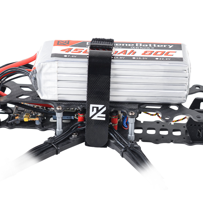 GW Microfiber Battery Fixed Strap 20CM 25CM Nylon Cable Tie FPV Racing Drone - Image 5