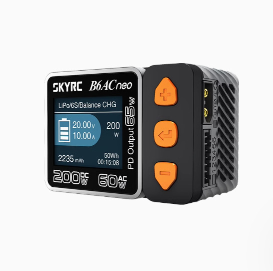 Skyrc B6Acneo – DC 200W / AC 60W intelligenter Lithium-Akku-Lader für RC-Modelle - Image 2