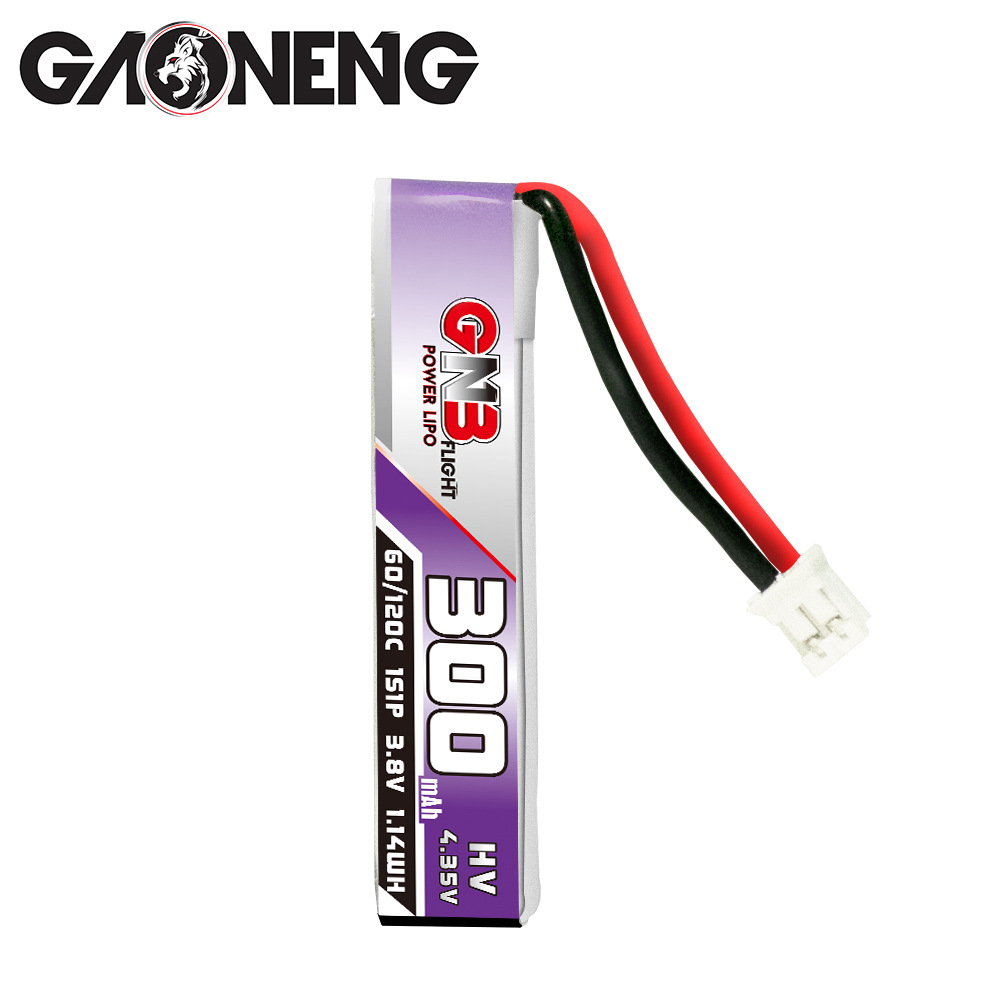 GNB 300mAh 1S 3.8V 60C HV LiPo Battery for Small Brushless FPV Drones GNB3001S60WHV - Image 5