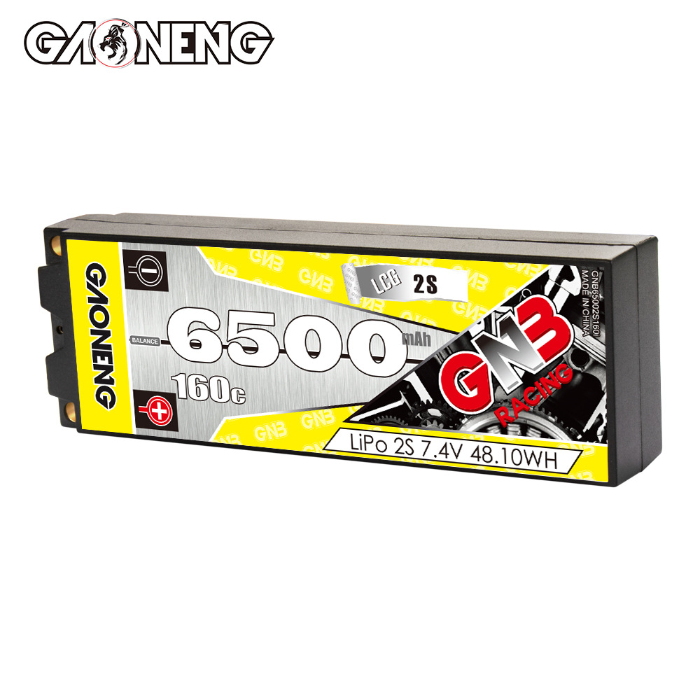 GNB HighEnergy 6500Mah 2S 7.4V 160C LCG Lithium Battery for 1/10 RC Car - Image 3