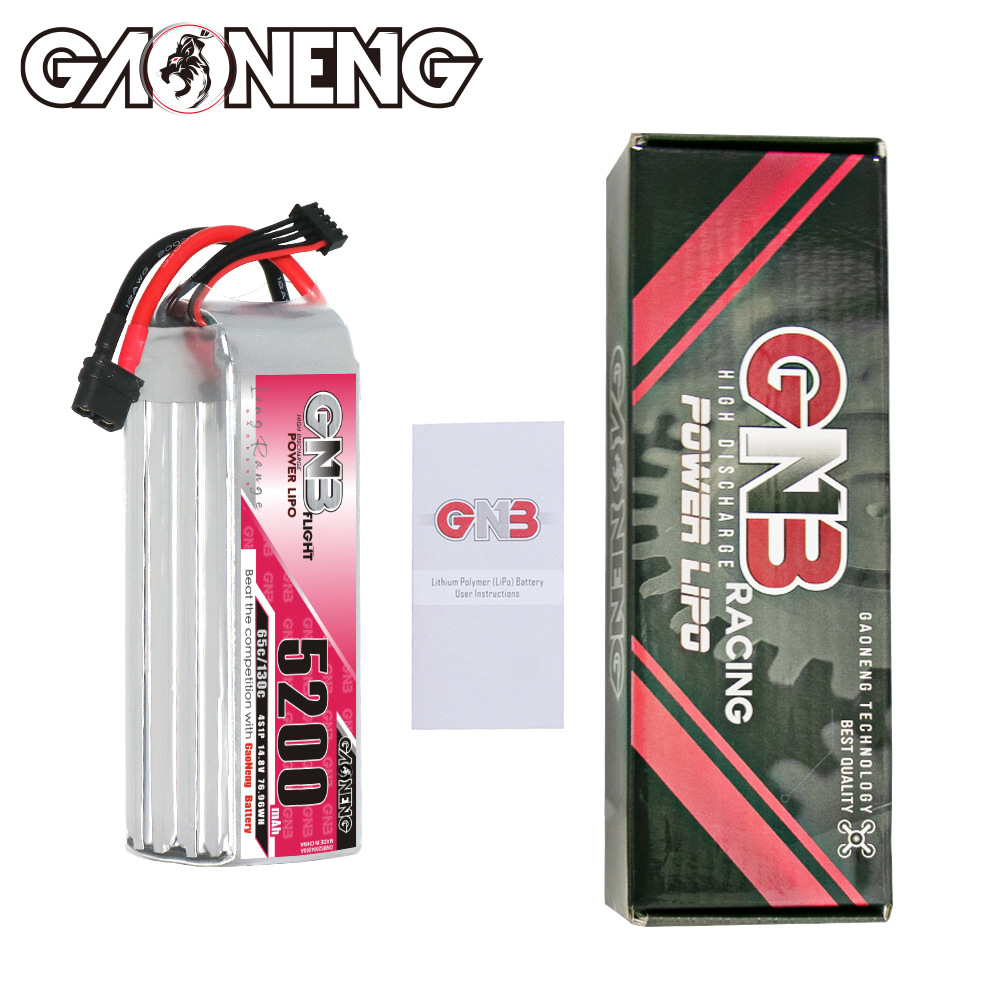 GNB High Energy 5200 mAh 4S 14,8 V 65 C LiPo-Akku für FPV-Drohnen und RC-Hubschrauber - Image 4