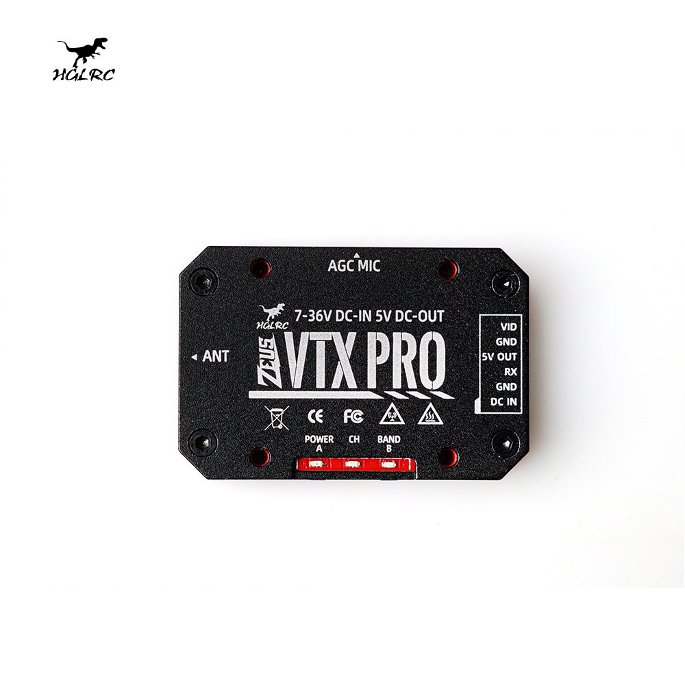 HGLRC Zeus 1.6W FPV 5.8GHz Video Transmitter for Crossing Machine Fixed Wing - Image 3