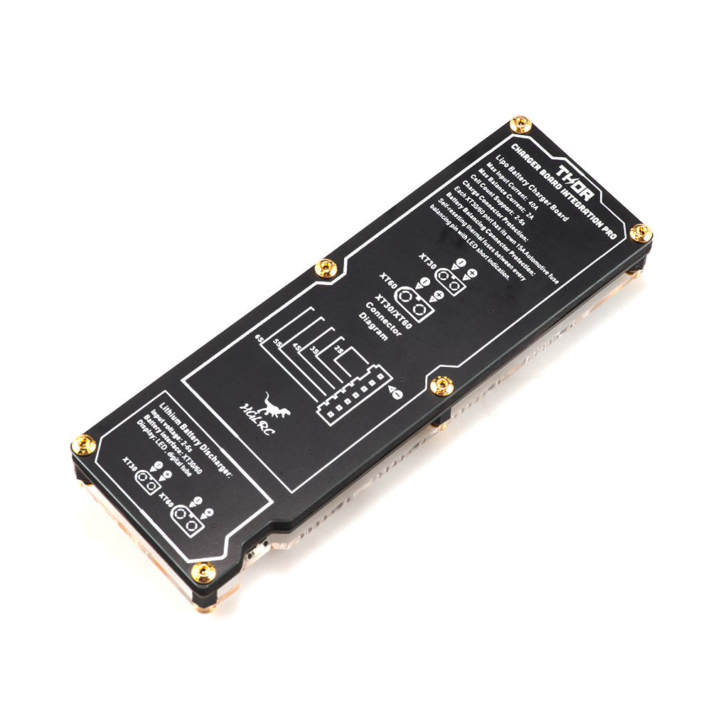 HGLRC Bone Dragon Thor Charger and Charge Plate Discharger 2S-6S B6 Q6 D6 XT60 - Image 3