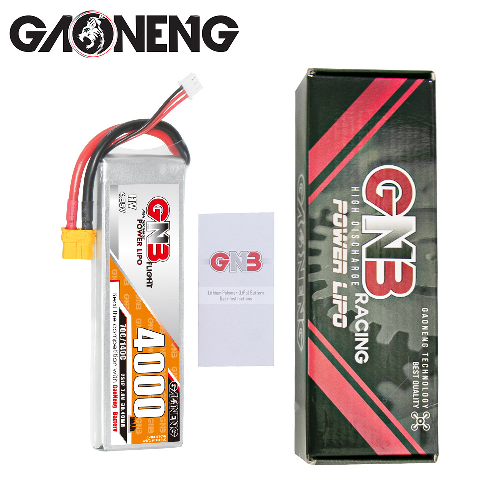 GNB Hochleistungs-Lipo-Akku mit 4000 mAh, 2S, 7,6 V und 70 C für RC-Autos und Modellschiffe - Image 4
