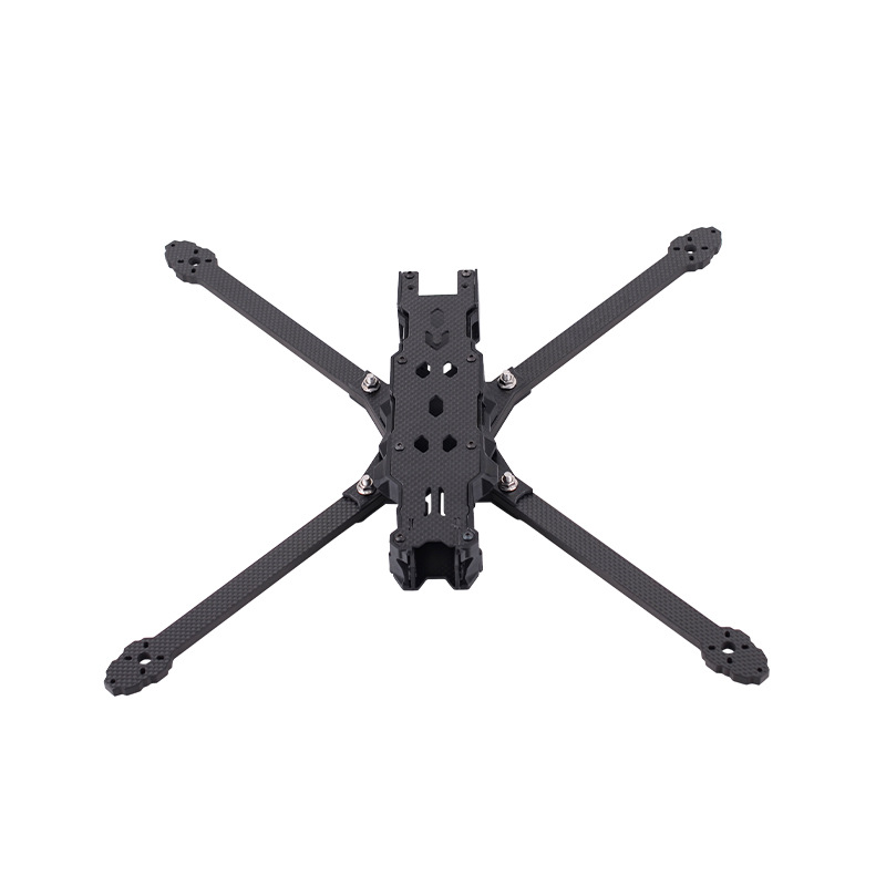 GWRC X10 10inch Carbon Fiber Drone Frame Kit with Side Panels - Image 2