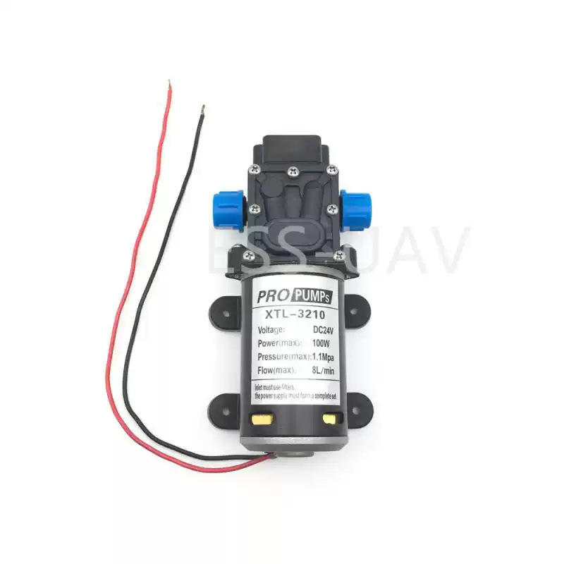 24V 100W Hochleistungs-Druckbürsten-Düse für 25L- und 30L-Pflanzenschutzdrohnen, Modell mit Sprühfunktion - Image 2