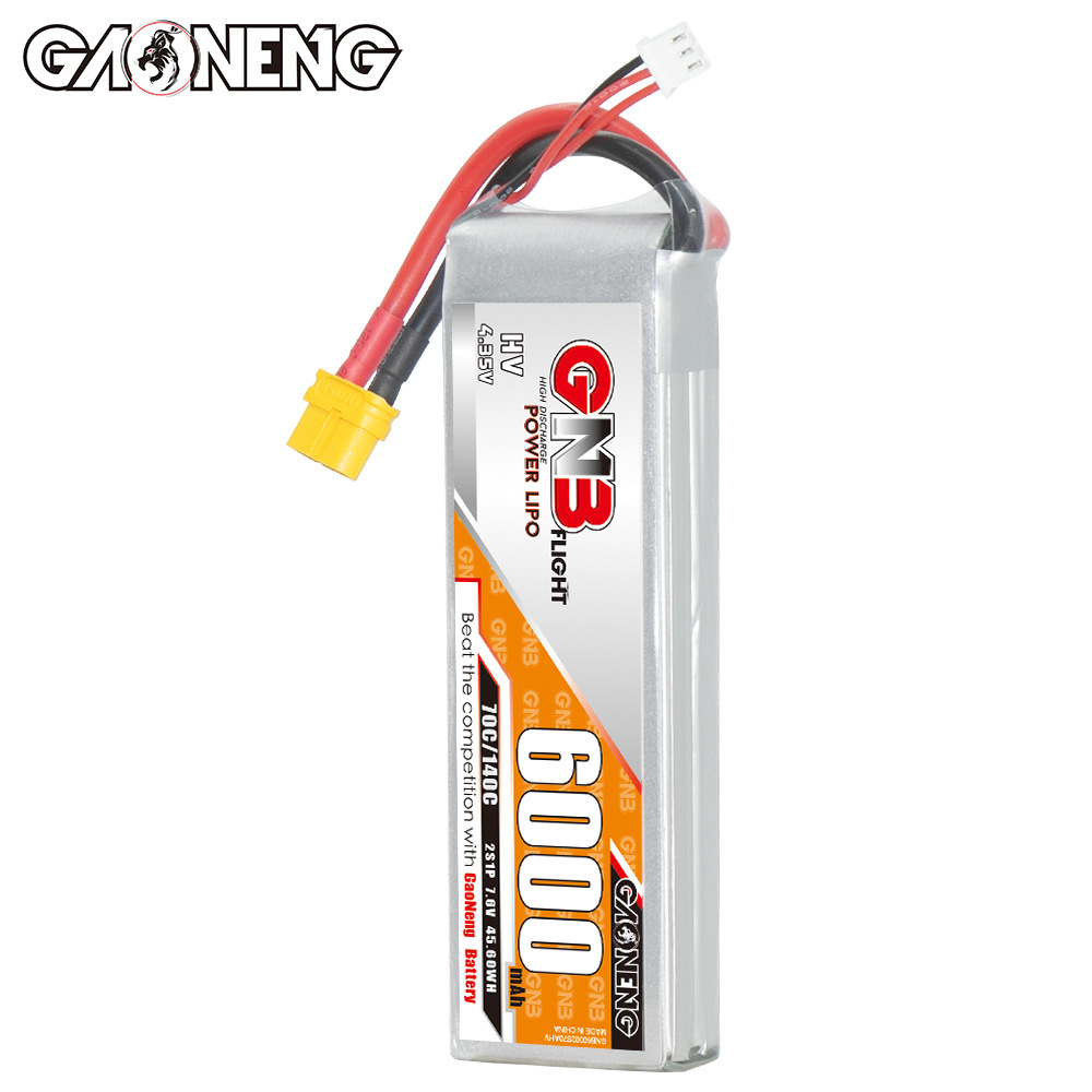 GNB High Energy 6000 mAh 2S 7,6 V 70C LiPoHV-Akku für RC-Autos, Schiffe und Flugzeuge - Image 3